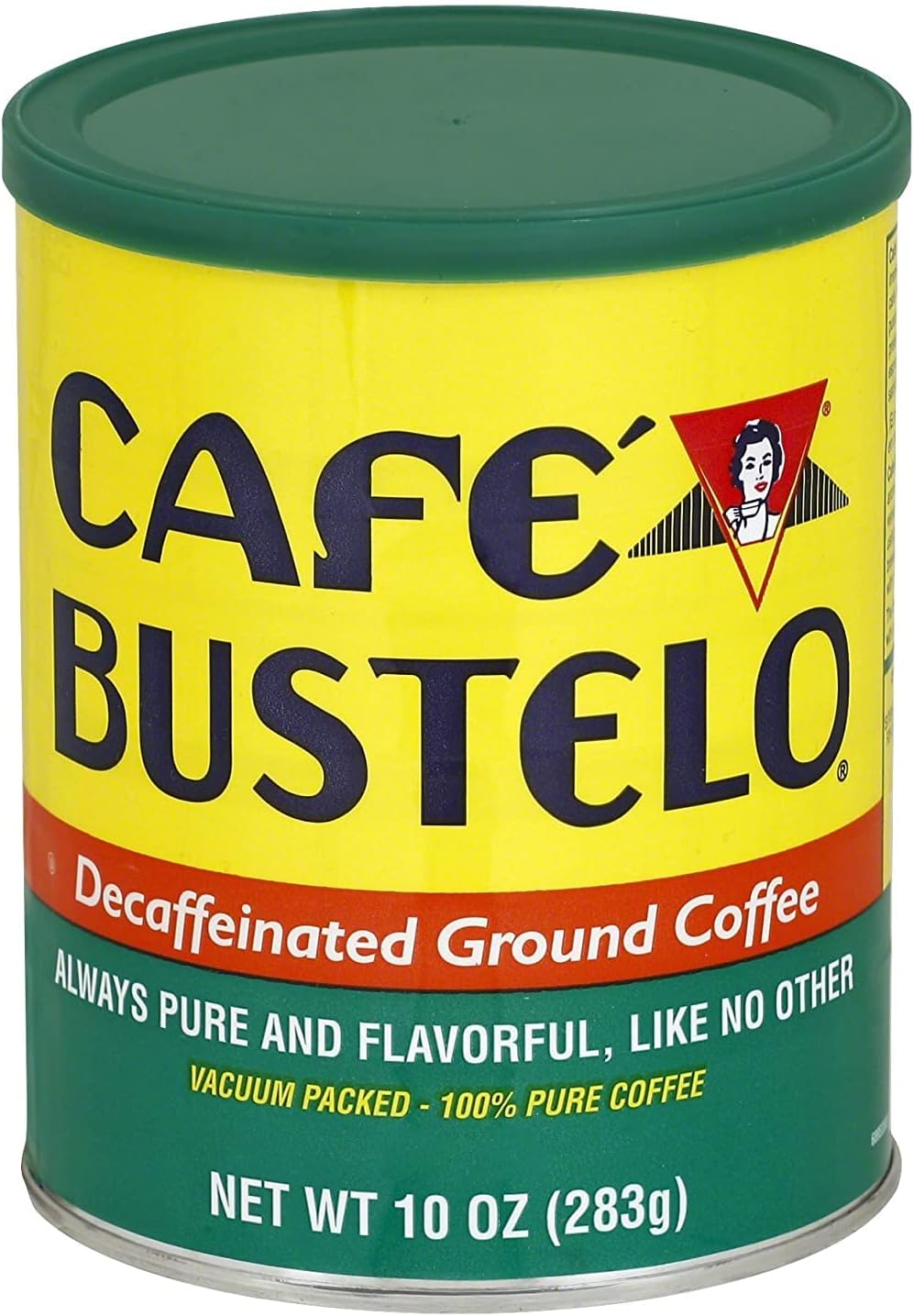 Bustelo Decaffeinated Ground Coffee Can, 10 oz Packaging May Vary