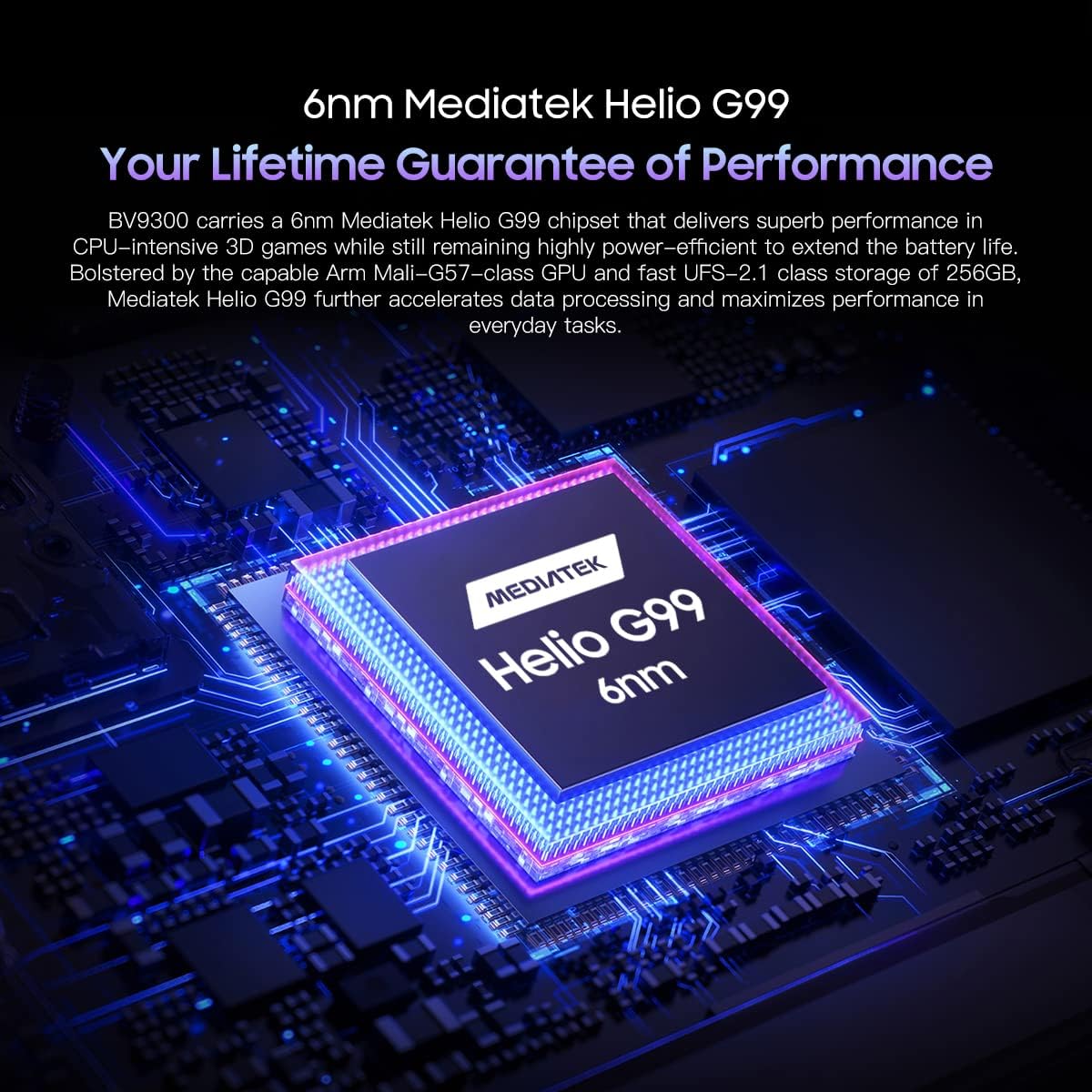 Blackview BV9300 Smartphone Rugged(Telemetro laser da 40M), 15080mAh Batteria, 21GB+256GB, 6,7'' 120Hz 2.3K Display, 50MP+32MP Fotocamera, IP68 IP69K Android 12 Impermeabile Cellulare, GPS NFC Nero - Immagine 5