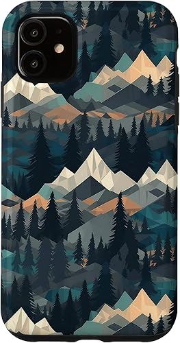 Funda de montaña estética de paisaje al aire libre para iPhone 11