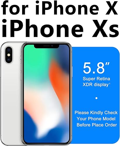 Miniatura 2 de OTOFLY Funda para iPhone X, serie sedosa y suave al tacto, funda protectora de goma de silicona suave de alta calidad, compatible con Apple iPhone X