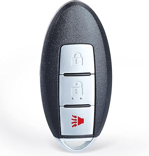 Reemplazo de control remoto de entrada sin llave para Nissan Murano 370z 2009 2010 2011 2012 2013 con llave sin cortar FCC ID: KR55WK49622 ID 46 Chip