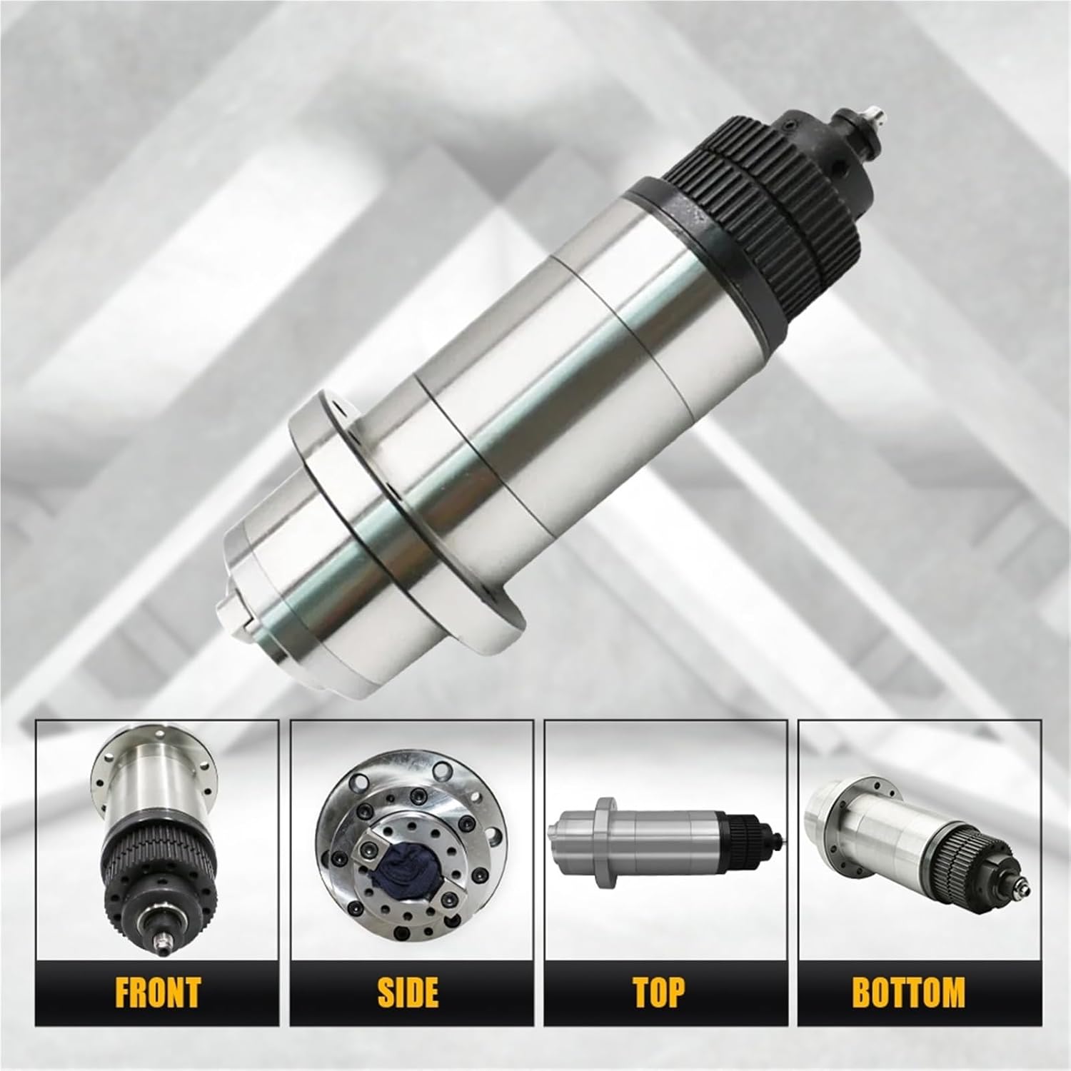 BT30 5 Bearing ATC Computerized Numerical Control Milling Router Power Head Motor with Belt + Drawbar for Small Machining Centers