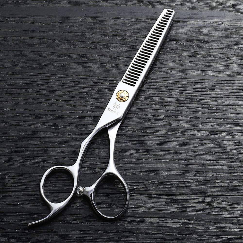 Ciseaux de coiffure RWRAPS 6 pouces, ciseaux à dents en acier inoxydable pour effiler et couper