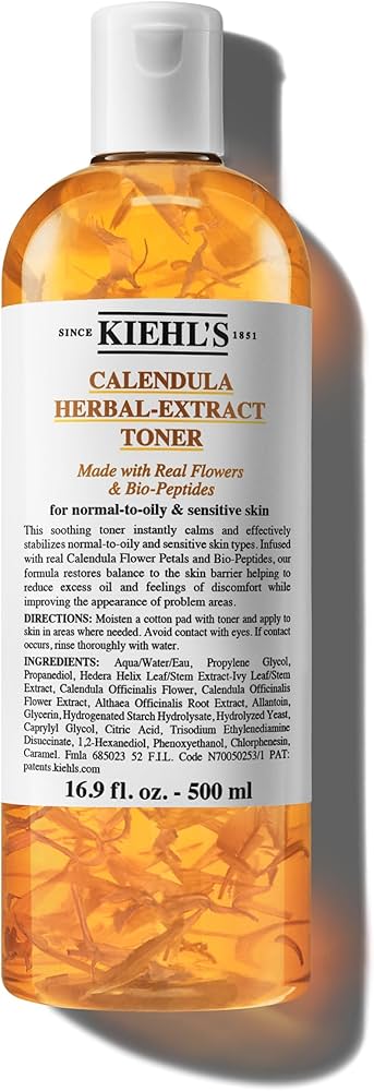 化粧水・ローション・トナー Kiehl's Calendula Herbal Extract Toner Amazon.com: Kiehl's Calendula Herbal Extract Alcohol-free Toner