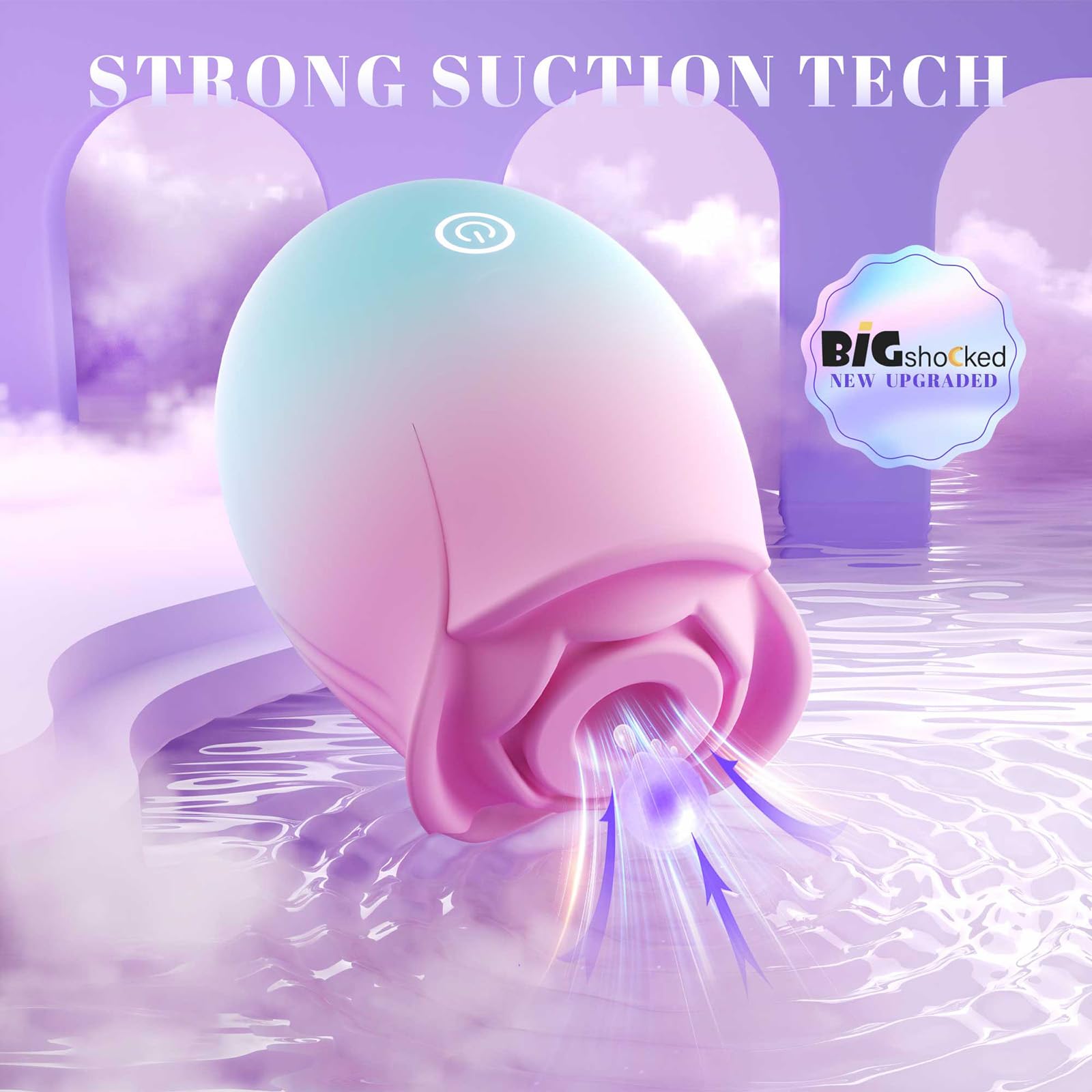 Rose Sex Toy Dildo Vibrator - Rose Toy Adult Toys Sucking Vibrator Nipple Sucker ()