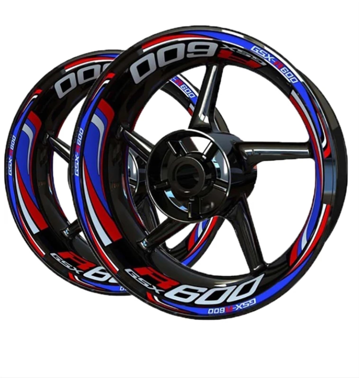 Motorcycle Wheel Stickers Film for Suzuki GSXR600 GSXR 600 Wheel Rim Sticker