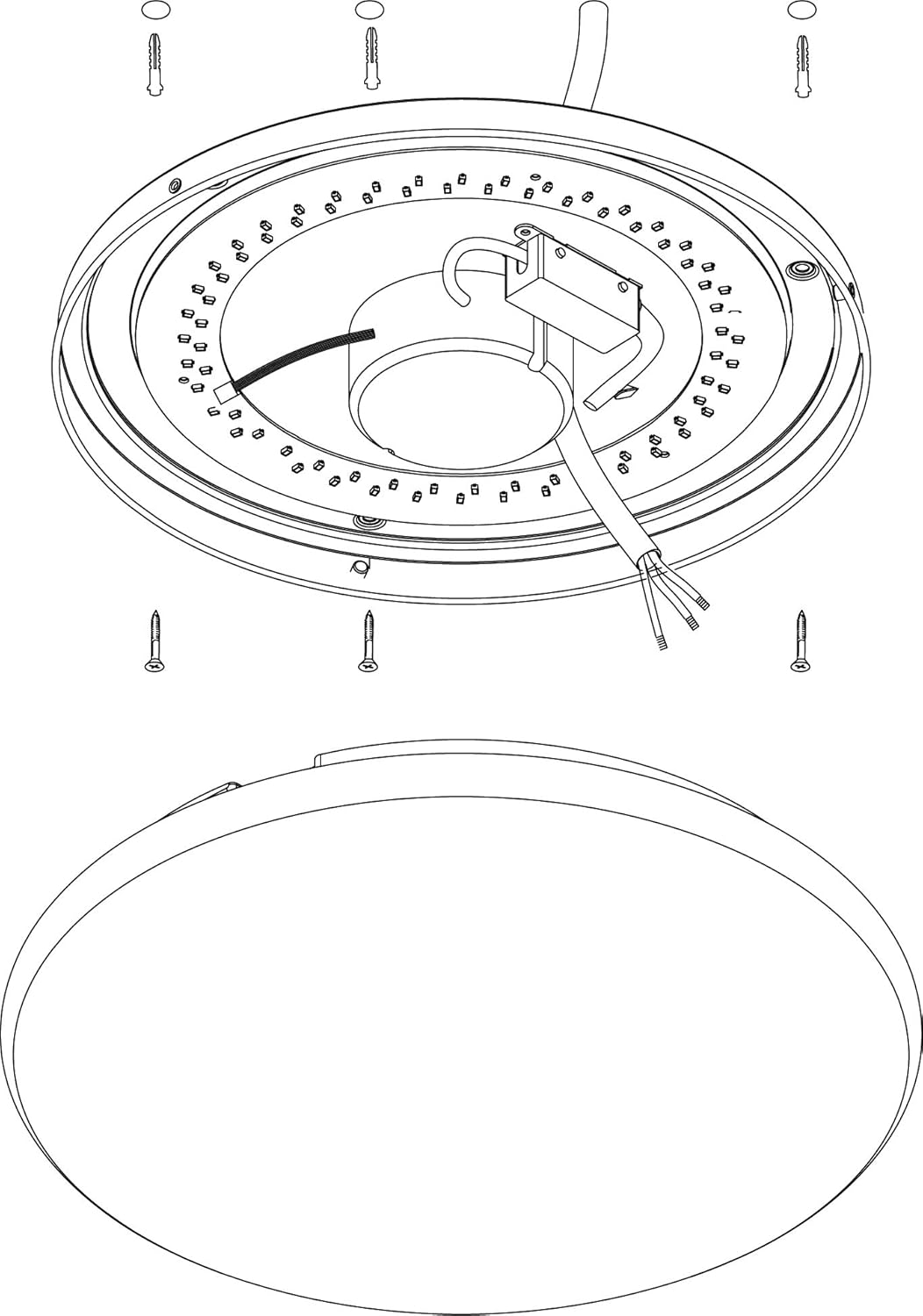 EGLO GIRON-C lamp installed on a ceiling in a modern room