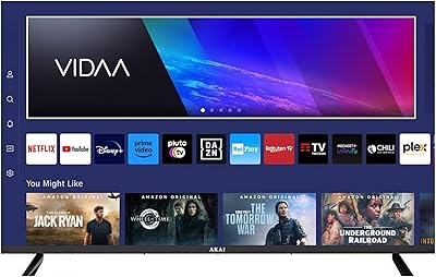 AKTV405QM - TV da 40 Pollici, HD, DVB-T2 HEVC, Nero