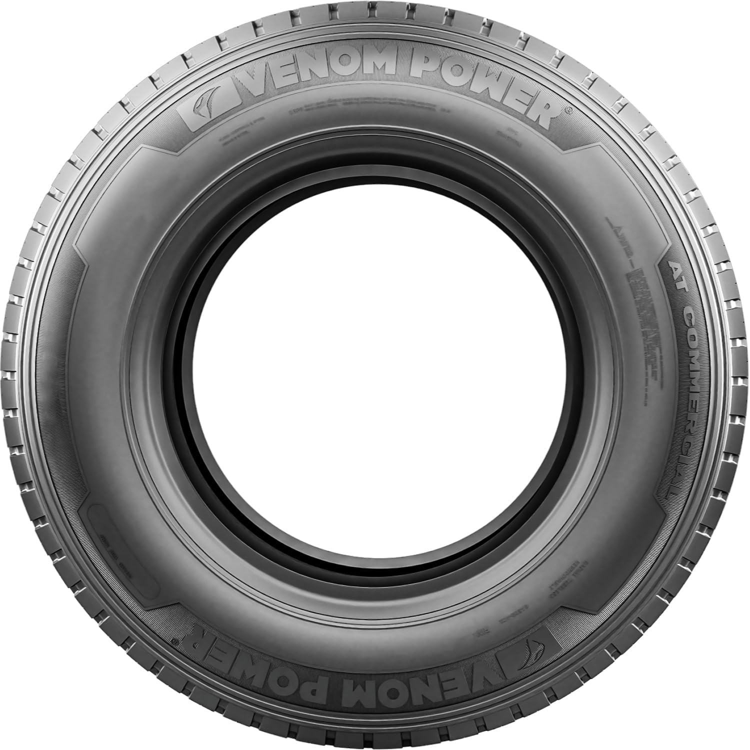 Venom Power At-Co AllSeason All-Weather Drive Commercial Radial Tire-225/70R19.5 225/70/19.5 225/70-19.5 128/126M Load Range G LRG 14-Ply BSW Black Side Wall