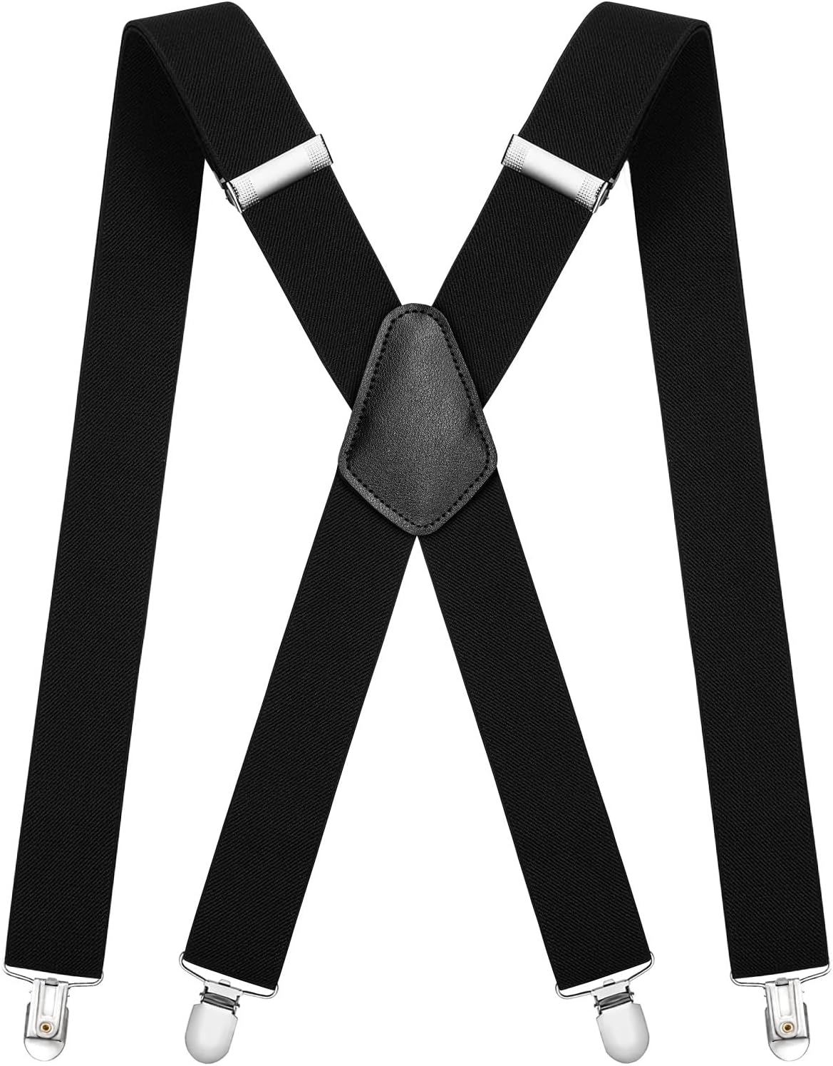 Adjustable Elastic Suspender with Strong Metal Clips for Formal Costume