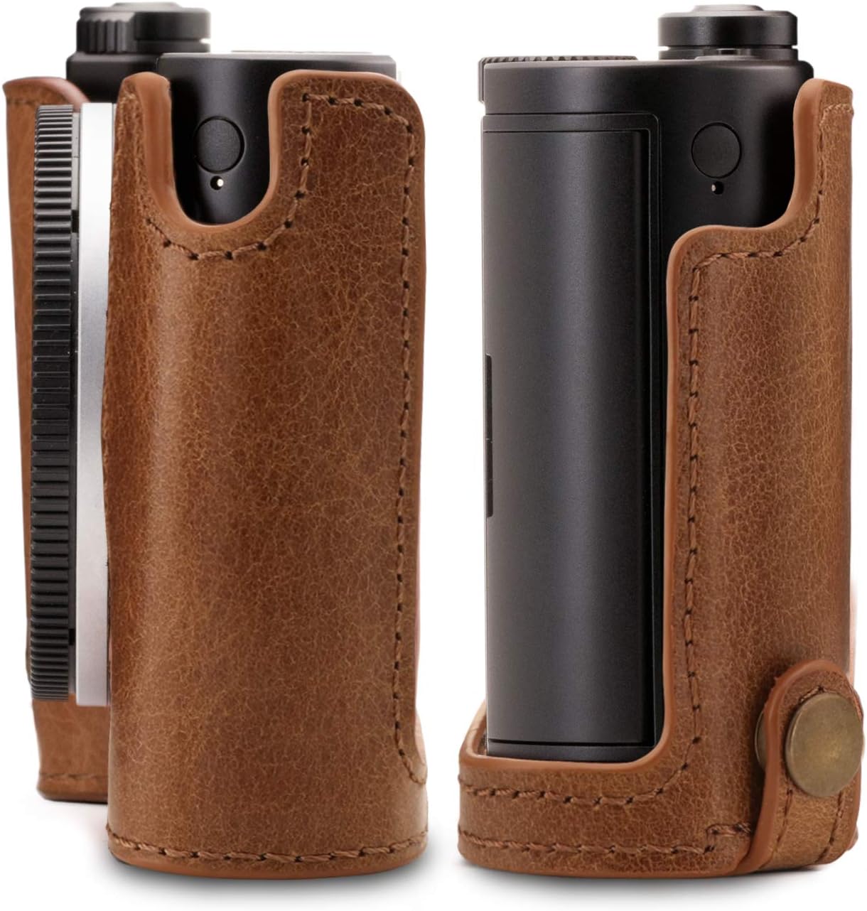 MegaGear MG1726 Leica TL2, TL Ever Ready Genuine Leather Camera Half Case with Battery Access