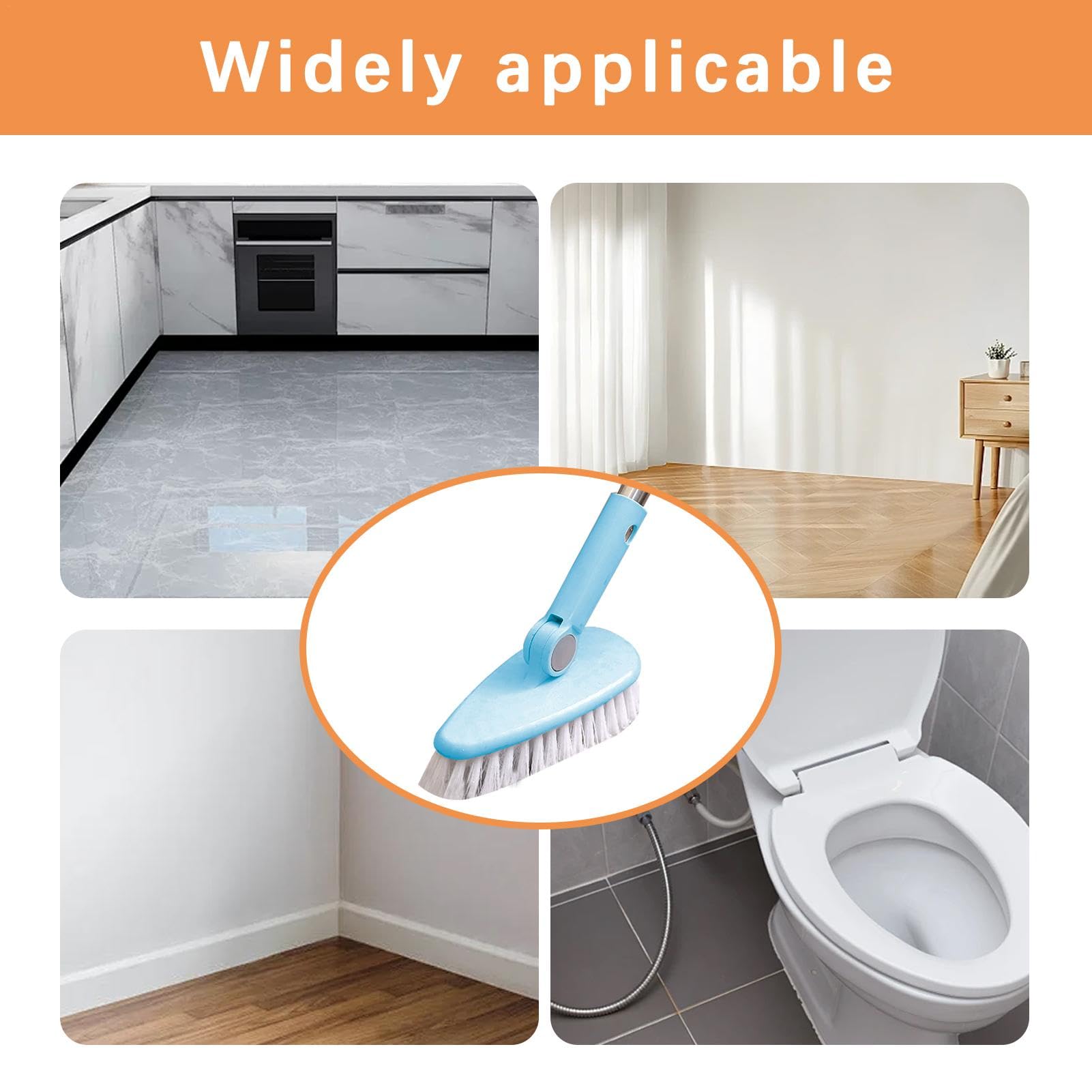 Cepillo para Pisos de cerdas duras,Cepillo para Pisos de bañera