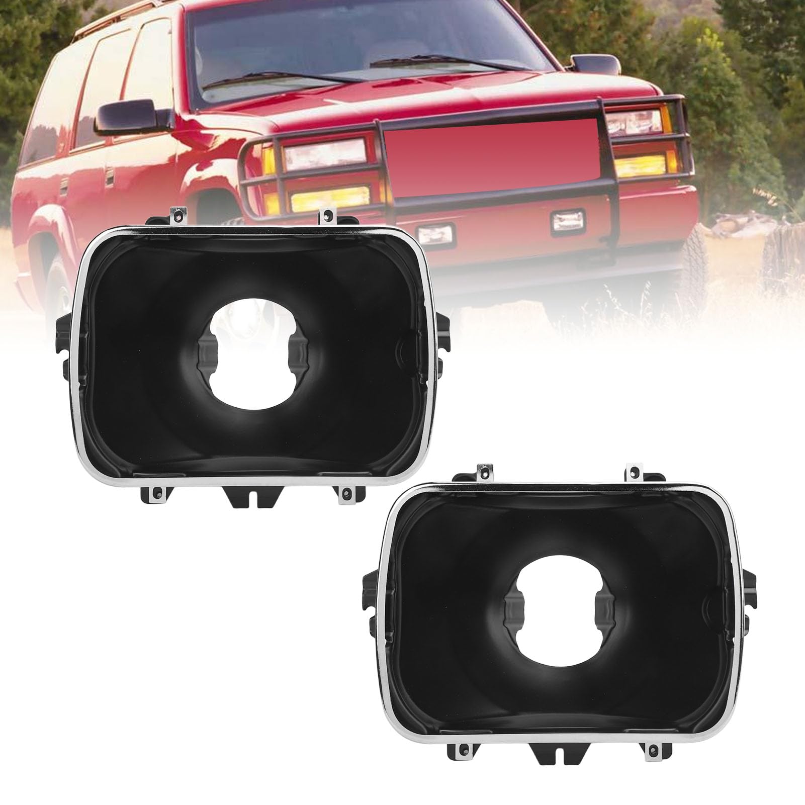 Bnineteenteam Juego de Cubos para Faros Delanteros 5X7 Soporte Fuerte 42437 Reemplazo Estándar OEM de Metal para Diseño Estético Elegante Adecuado para Profesionales de