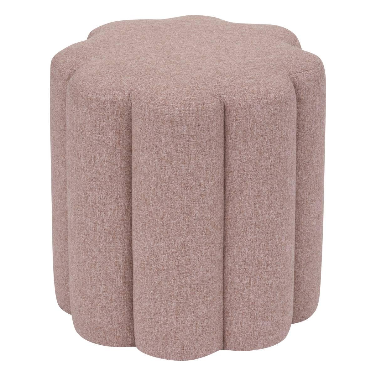 Pouf The floral 38x40cm rose - Atmosphera créateur d'intérieur | Leroy Merlin