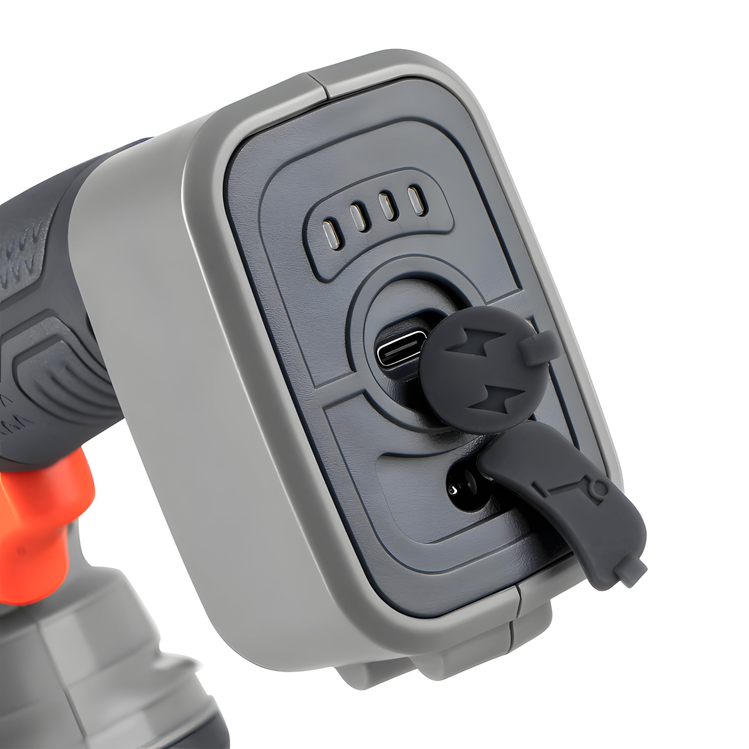 Tijeras de Jardín Inalámbricas GS-72 con Batería de 7,2V Li-Ion y 2 Cabezales Intercambiables - Cortacésped y Cortasetos sin Herramientas a 1300 RPM con Fundas Protectoras Incluidas - por Dnipro-M