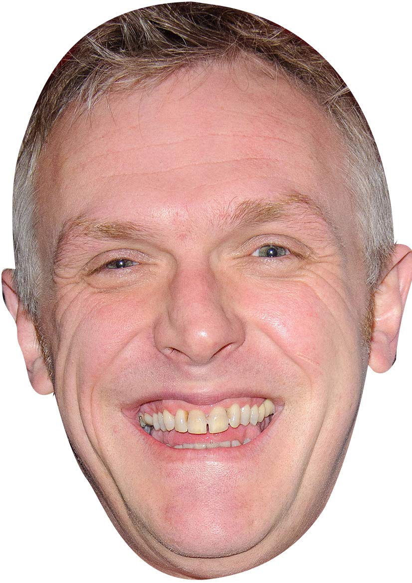 FoxyPrinting Greg Davies Tv Movie Star Celebrity Cardboard Party Face Mask Fancy Dress