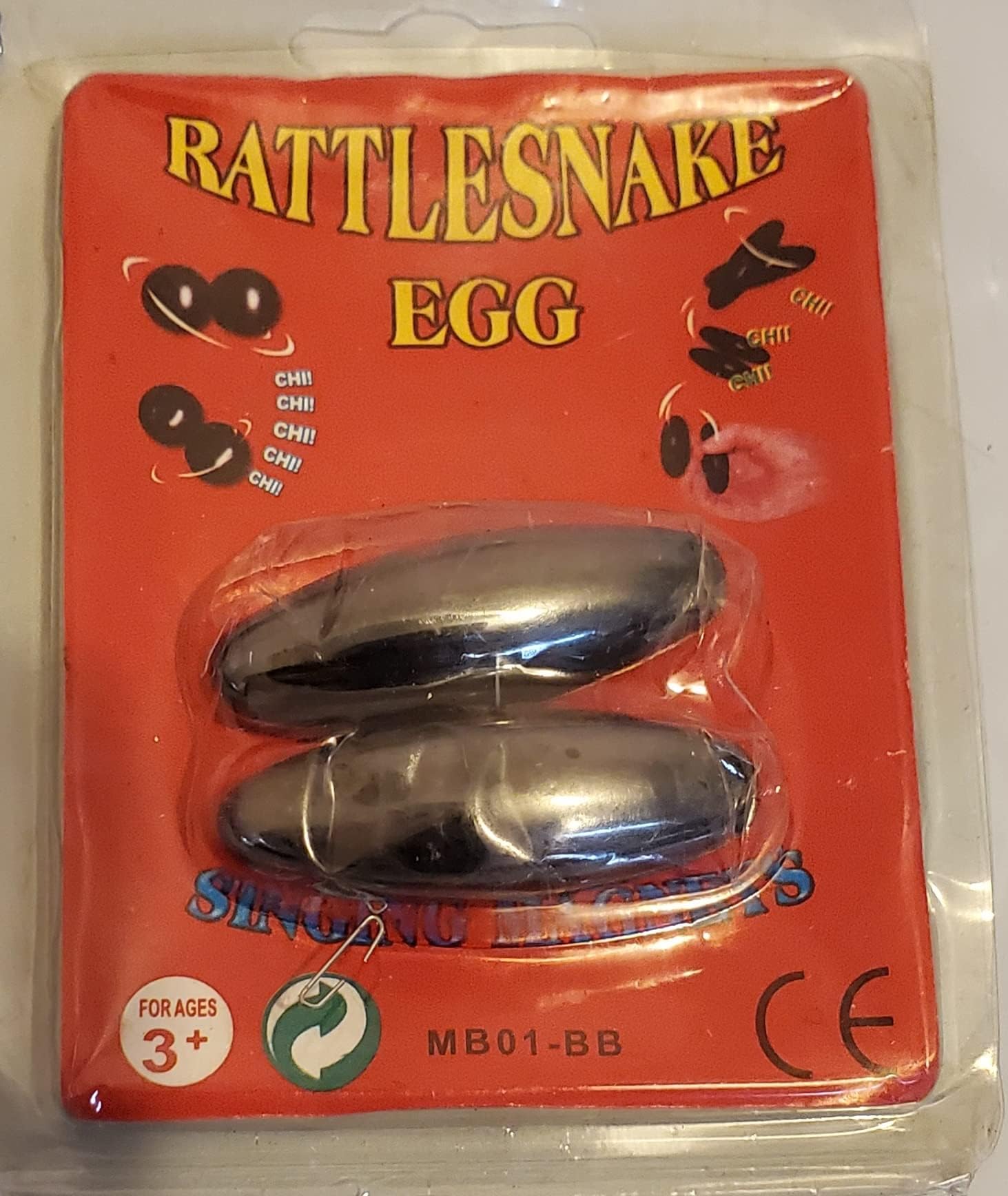 fun Magnetic Rattlesnake Eggs Stocking Stuffer Prank Joke Gag School Office Toy Gift Science Project