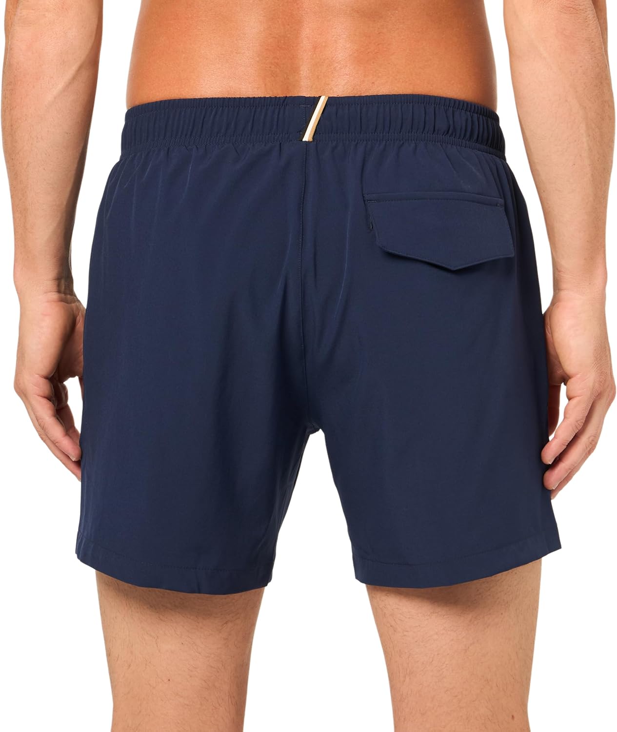 BOSS Men's Small Logo Smooth Swim Trunk