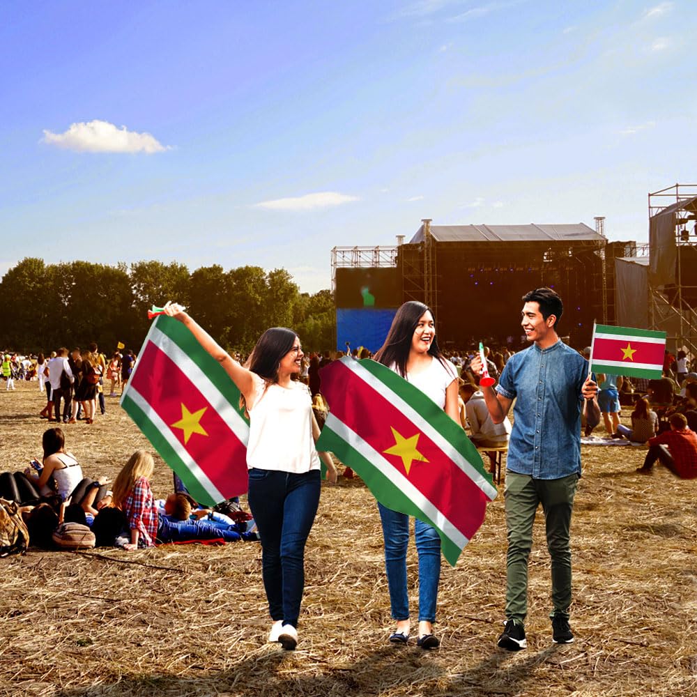 Bandiera Suriname 3x5ft 2x3ft, grande striscione in poliestere