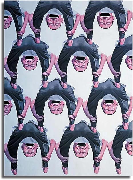Amazon Pdfke 現代絵画リビングルームの装飾と壁紙を掛ける準備ができてキャンバスに幸せな笑い男の肖像画 40x60cm木製フレーム アートフレーム ポスター オンライン通販