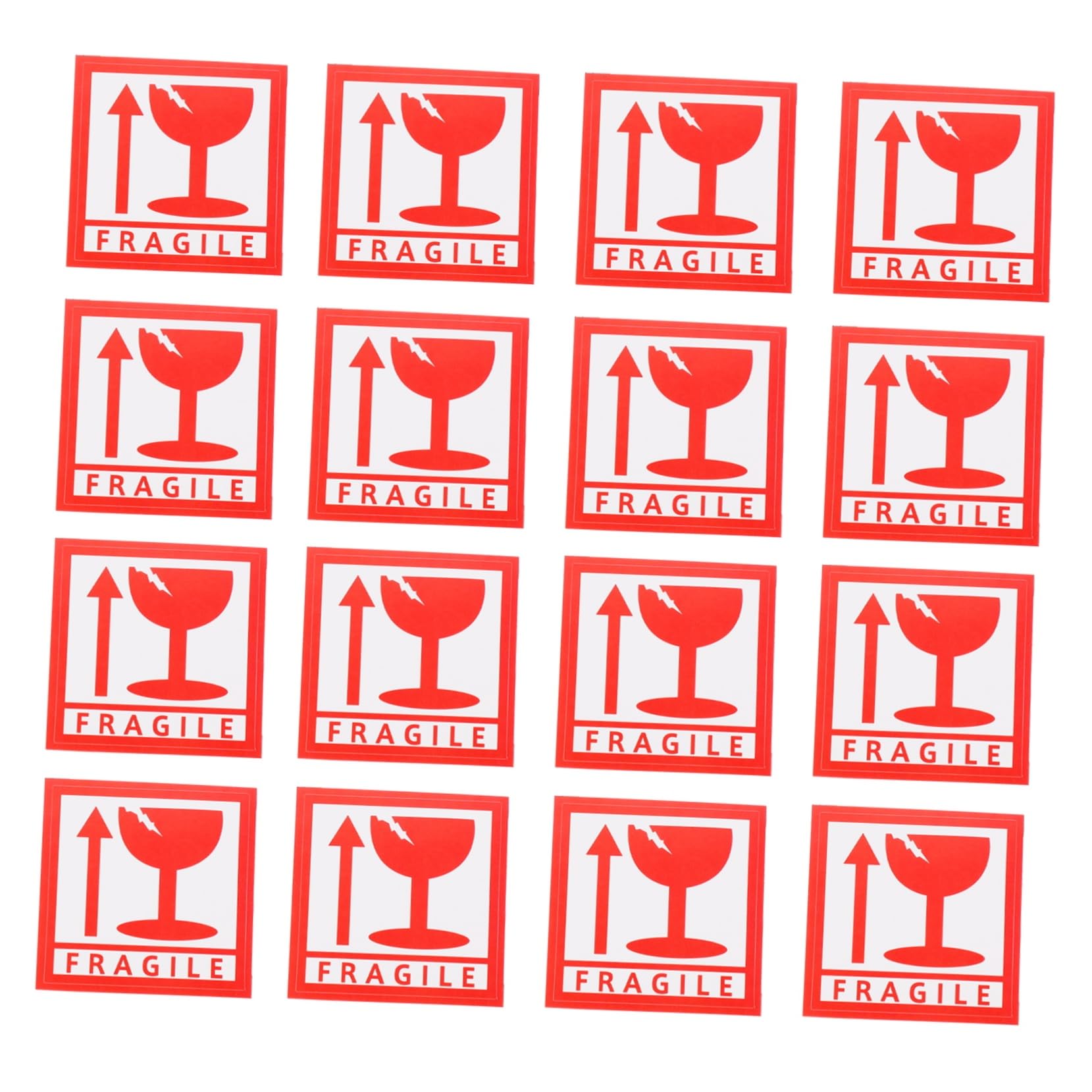 Lot de 1000 Autocollants « Fragile » en Cuivre Auto-adhésifs Légers, Étiquettes D’avertissement pour Expédition, pour Emballage et Manutention Soignée