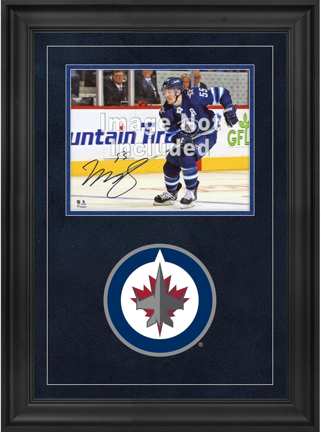 Winnipeg Jets Deluxe 8" x 10" Horizontal Photograph Frame with Team Logo - Hockey Other Display Cases