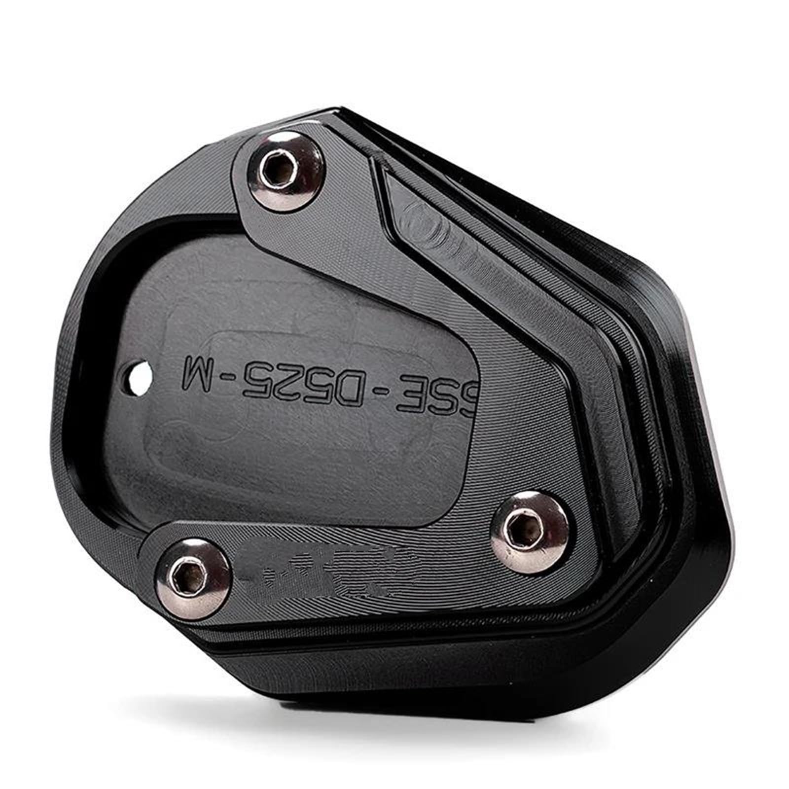 Almohadilla De Pata De Cabra para Motocicleta para VOGE Valico DS900X Dsx900 900dsx 900 DSX DS 525 X 2024 Placa De Extensión De Caballete Placa ampliada para Caballete Lateral(Negro)