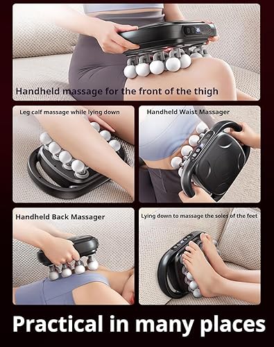 Miniatura 7 de Masajeador profesional, pistola de masaje de 16 cabezas de tejido profundo, 30 velocidades, 3 modos, pistola de masaje portátil de tejido profundo,