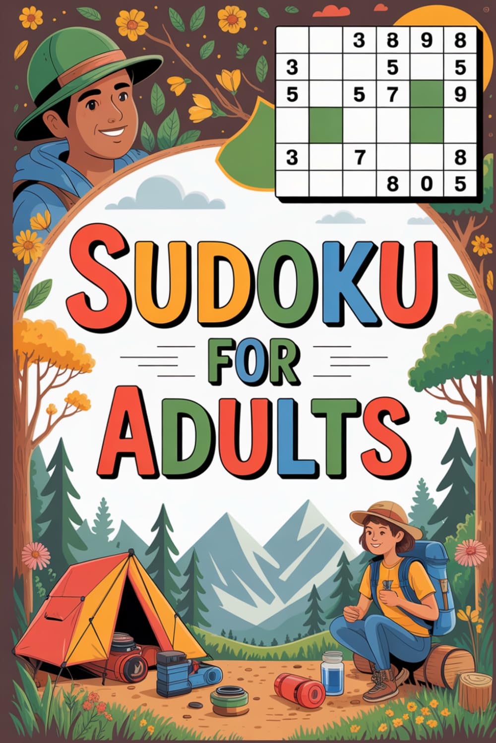 Sudoku for Adults: Reliable Skill-Building Puzzle Workbook for Grown-Ups with Nature Theme