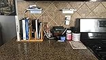 Amazon.com: Cook Book Organizer, Recipe Book Holder Rack, Tabletop ...
