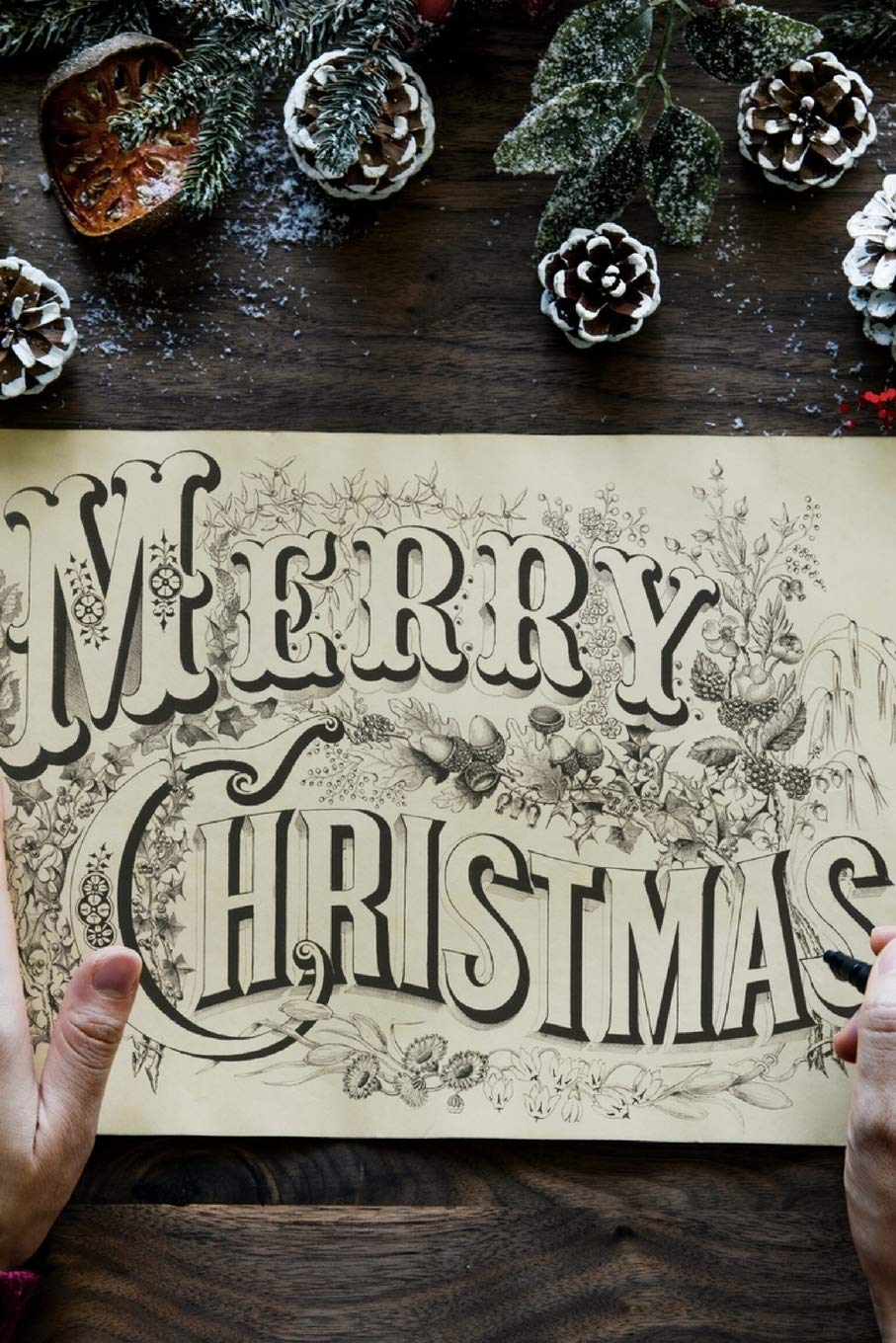 Merry Christmas!: Christmas Journal Cute Notebook Diary for Writing,Best Gift for your Friend,6"x9"