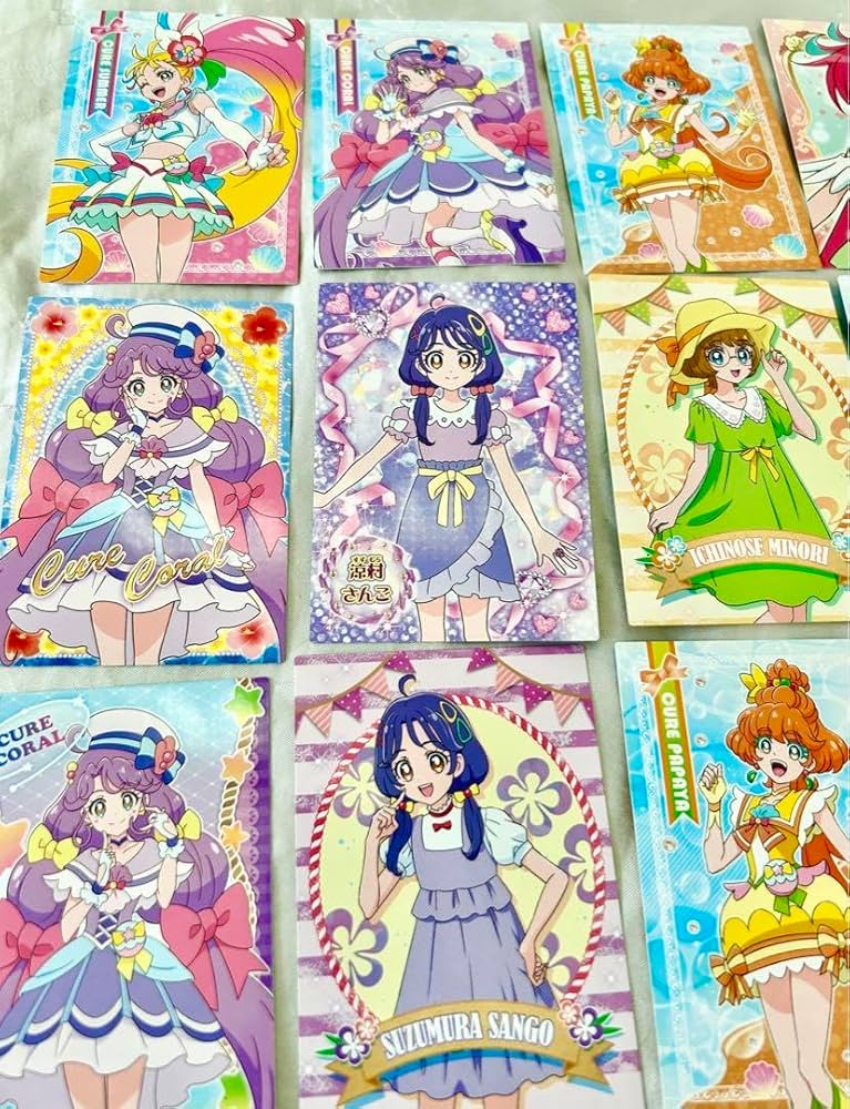【t39】プリキュア　カード大量まとめ売り1100枚程度 プリキュアカード まとめ売り - メルカリ
