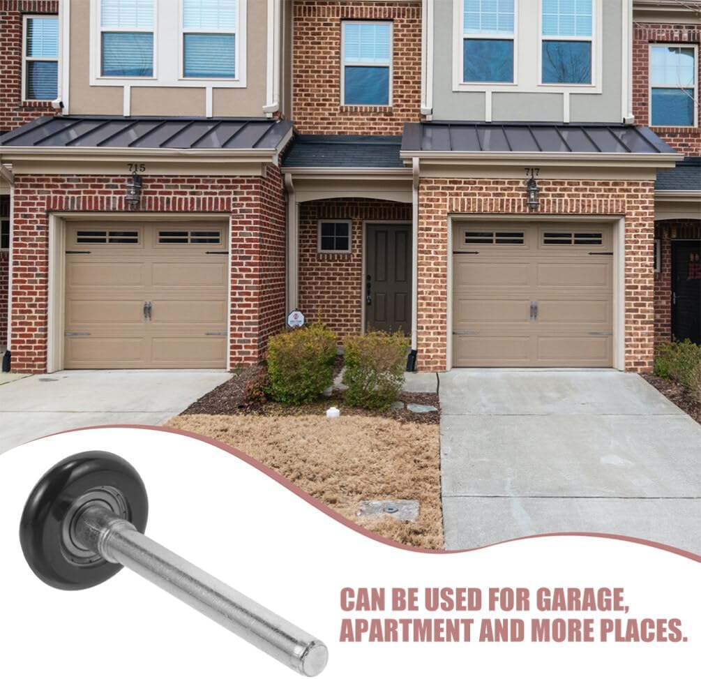 2pcs Nylon Garage Door Rollers Stem Quiet Performance for Standard and Automatic Doors for Easy Installation and Enhanced Stability