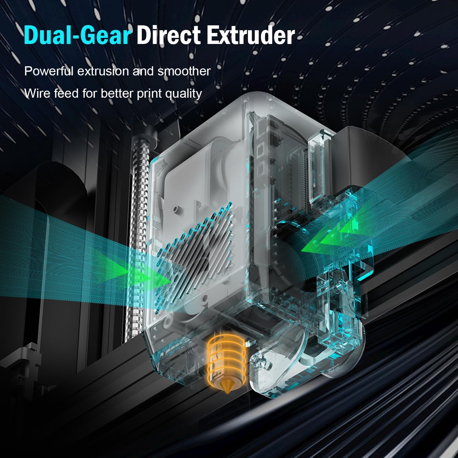 Artillery Sidewinder X3 Pro Dual-Gear Direct Extruder