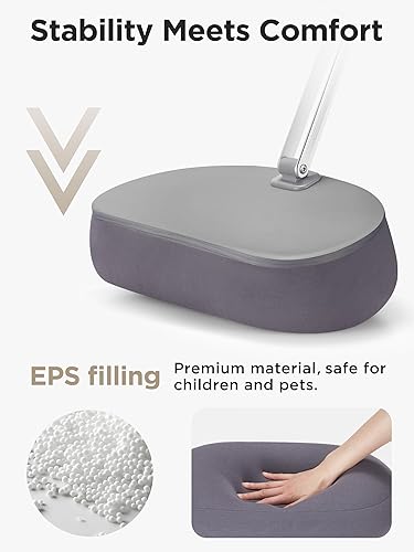 Miniatura 3 de InnoGear Soporte de almohada para tablet para regazo, soporte de manos libres ajustable de 360 para cama, sofá, lectura, compatible con iPad Kindle