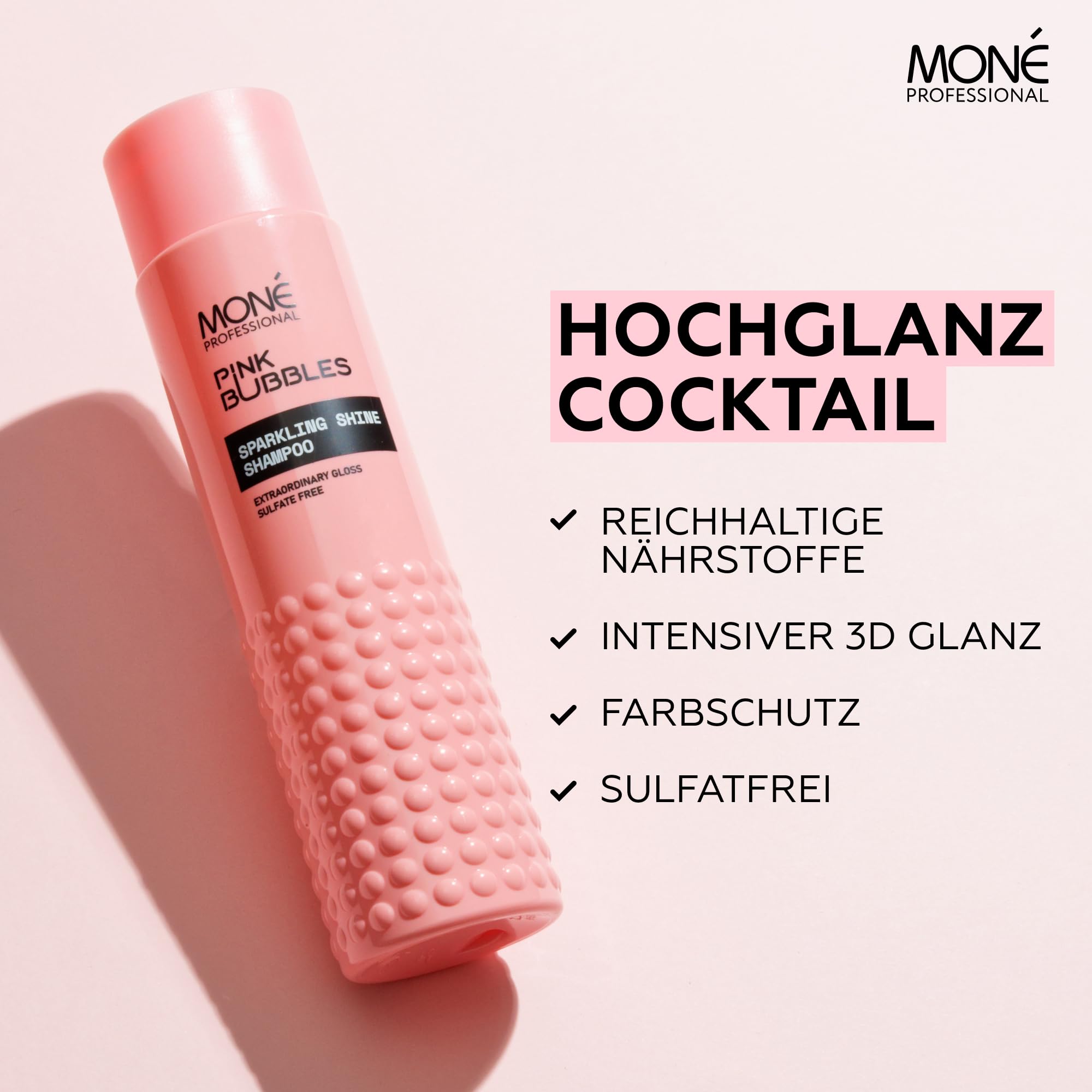 MONÉ PROFESSIONAL - Keratin Leave-in-Conditioner - 10-in-1 - hitzeschutz für haare (Blau + 2 Rosa)