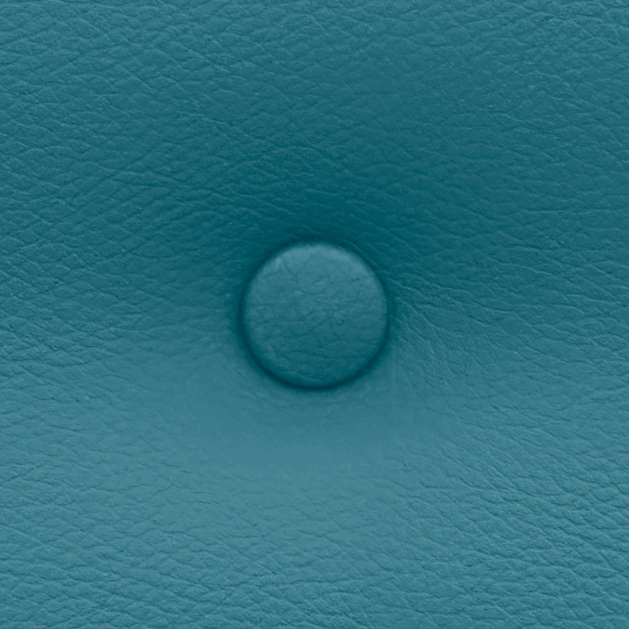 DHOME Testiera in Similpelle o Tessuto ACUALINE con 3 File Intervallate di Bottoni e Piedini Testata Imbottita Letto di Lusso (Similpelle Turchese, 135cm)