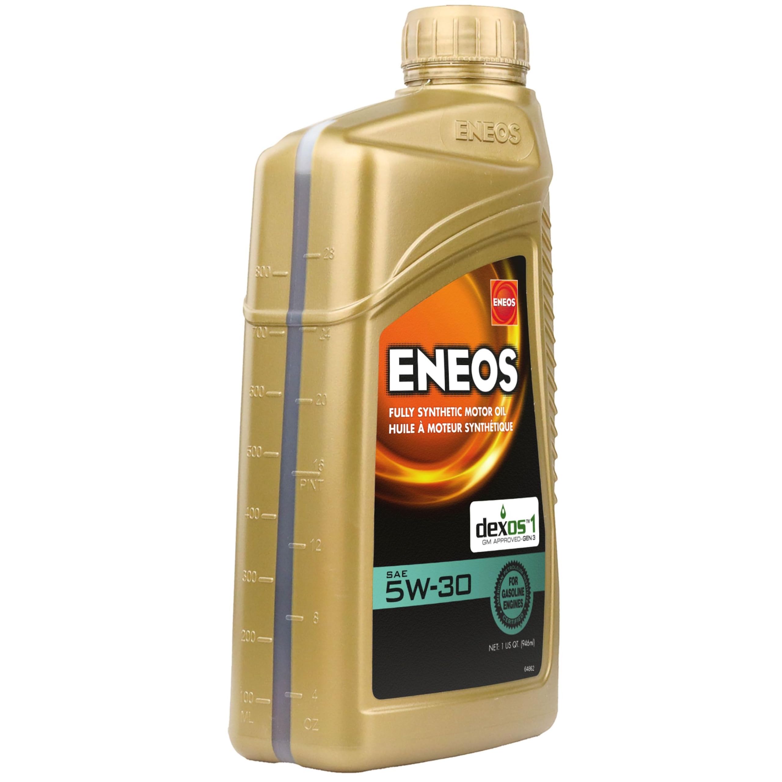 Amazon.com: ENEOS 5W-30 Fully Synthetic Motor Oil, API SQ, dexos1