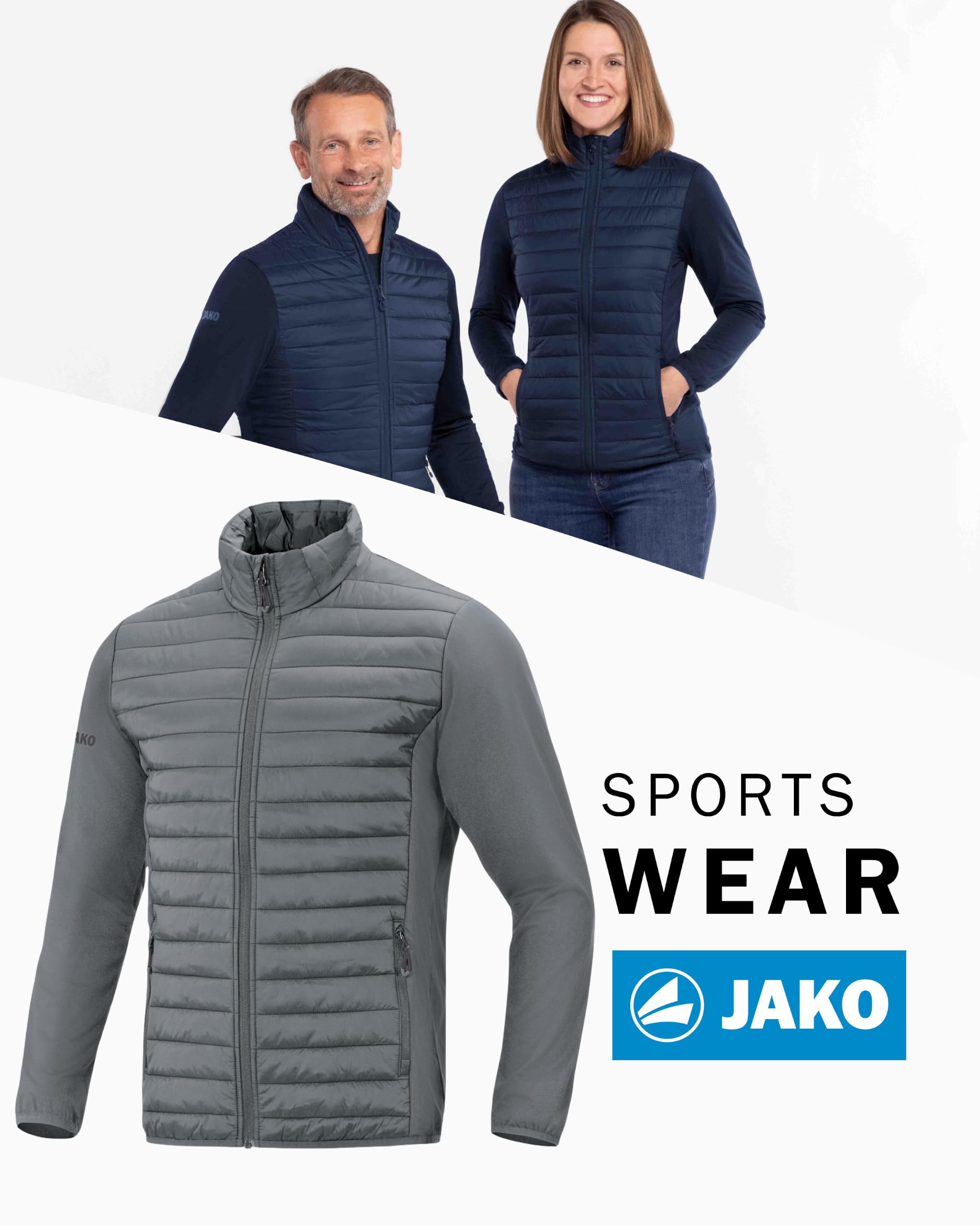 JAKO Unisex Jako Fußball - Teamsport Textil - Allwetterjacken Hybrid Corparate Jacke Hybridjacke