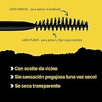Vista 5 de Got2b Gel 2-en-1 para cejas y control de bordes, 16 ml, gel fuerte para peinar las cejas y máscara para el cabello contra las puntas rebeldes