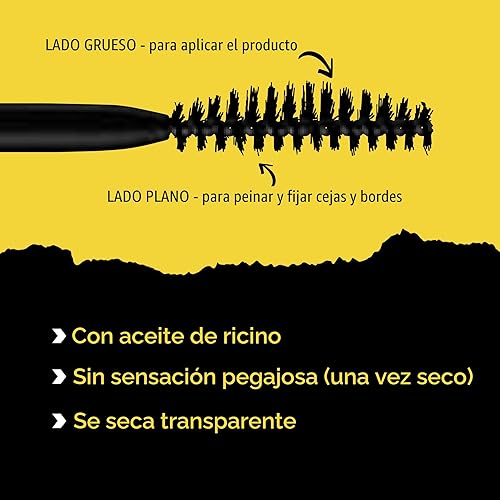 Vista 5 de Got2b Gel 2-en-1 para cejas y control de bordes, 16 ml, gel fuerte para peinar las cejas y máscara para el cabello contra las puntas rebeldes