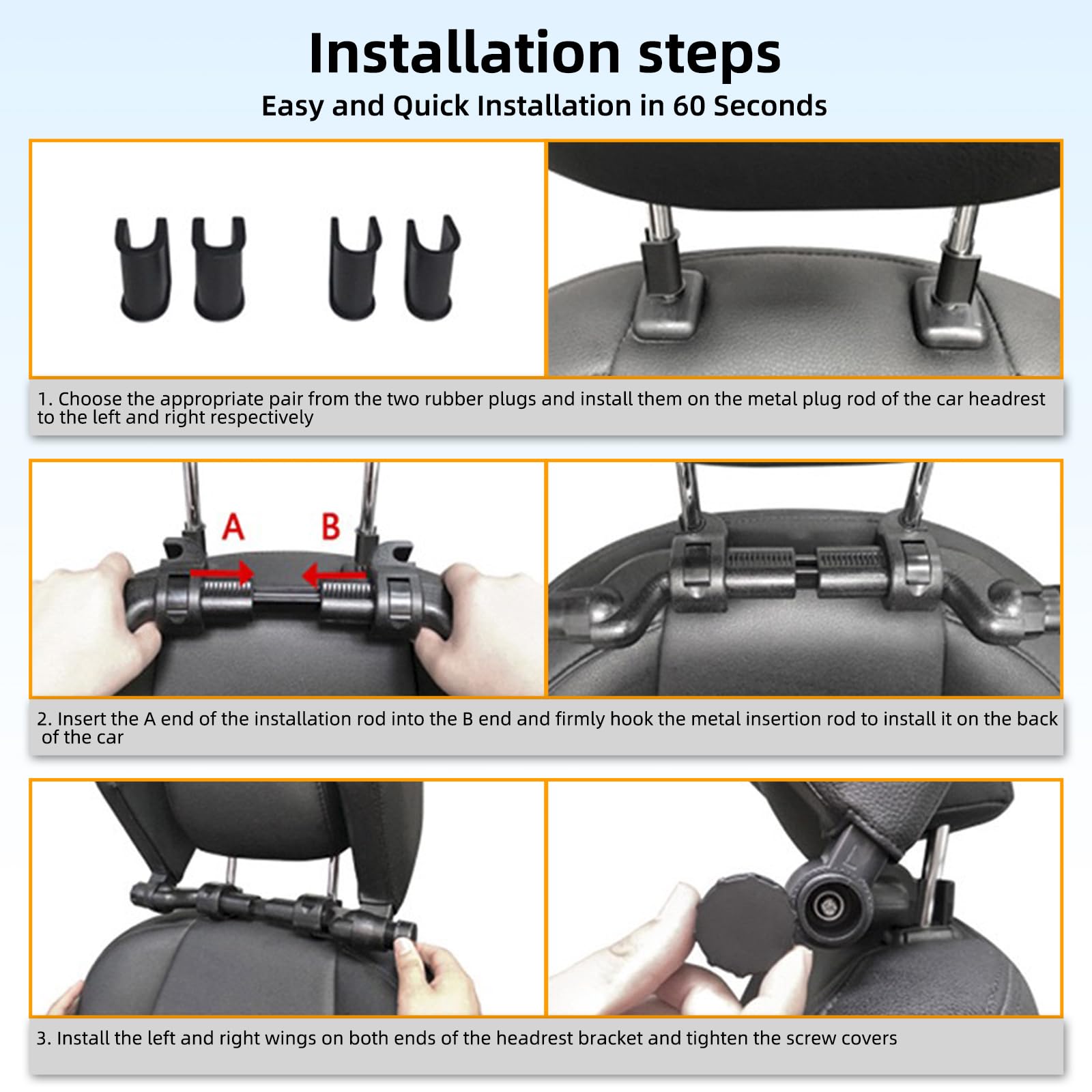 Car Neck Headrest Pillow Cushion Car Seat Memory Foam Pad Sleep Side Head Telescopic Support On Cervical Spine For Adults Child - 34 - View #8