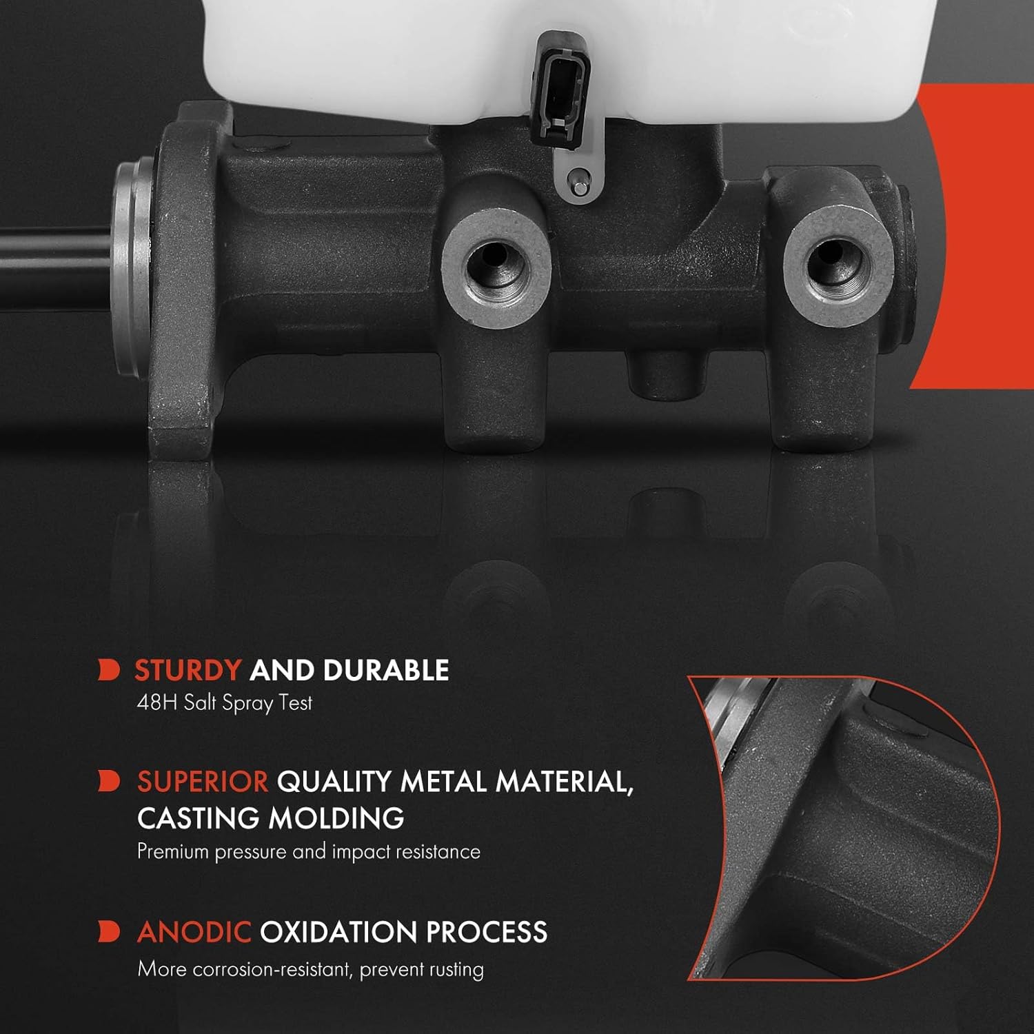 A-Premium Brake Master Cylinder with Reservoir and Sensor Compatible with Nissan Vehicles - Frontier 2005-2007 2011-2018, Xterra 2005-2006 2008-2015, Manual Transmission