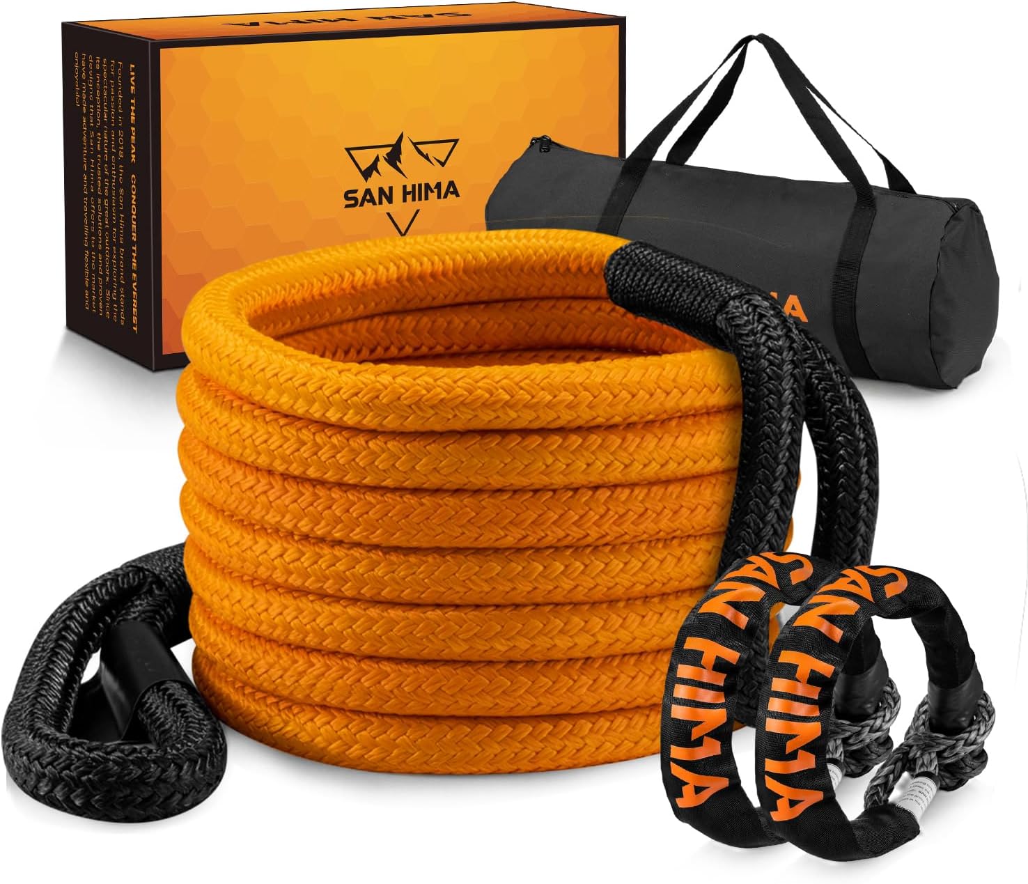 Kinetic Recovery Tow Rope: 1.26 X 30ft Snatch Strap Seychelles