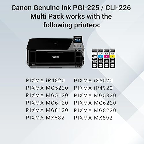 Miniatura 6 de Tinta Canon negra y color, modelo No. 4530B008 4 unidades - directo de fábrica