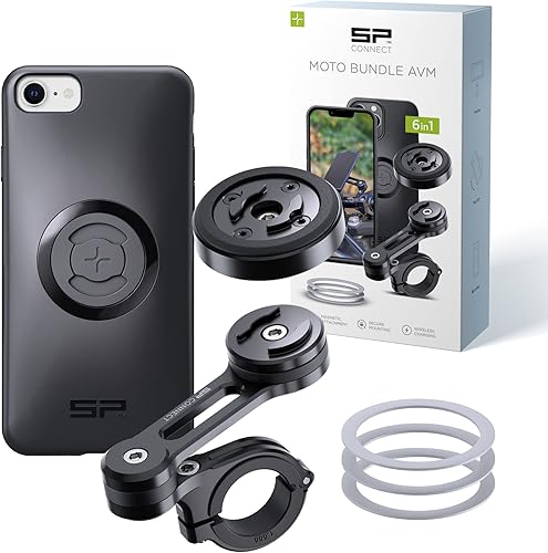 Miniatura 14 de SP CONNECT Moto Bundle II con módulo antivibraciones | SPC+ | Compatible con iPhone 15 Pro | Soporte de teléfono para motocicleta | Soporte de