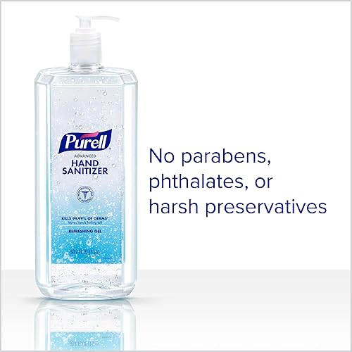 Miniatura 3 de PURELL - Gel refrescante y desinfectante de manos avanzado con aroma limpio en botella dispensadora de 1.5 litros (paquete de 1 unidad) - 5015-04