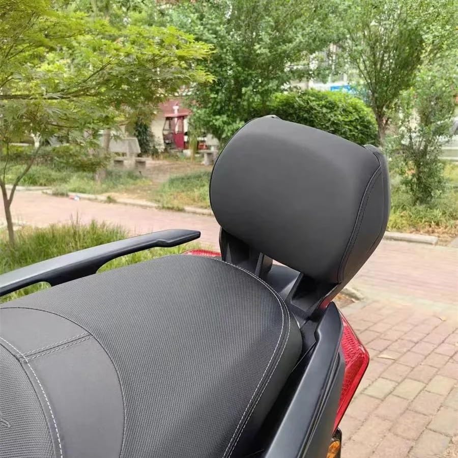 Dossier passager XMAX300 de qualité supérieure rembourrage ergonomique noir - 3