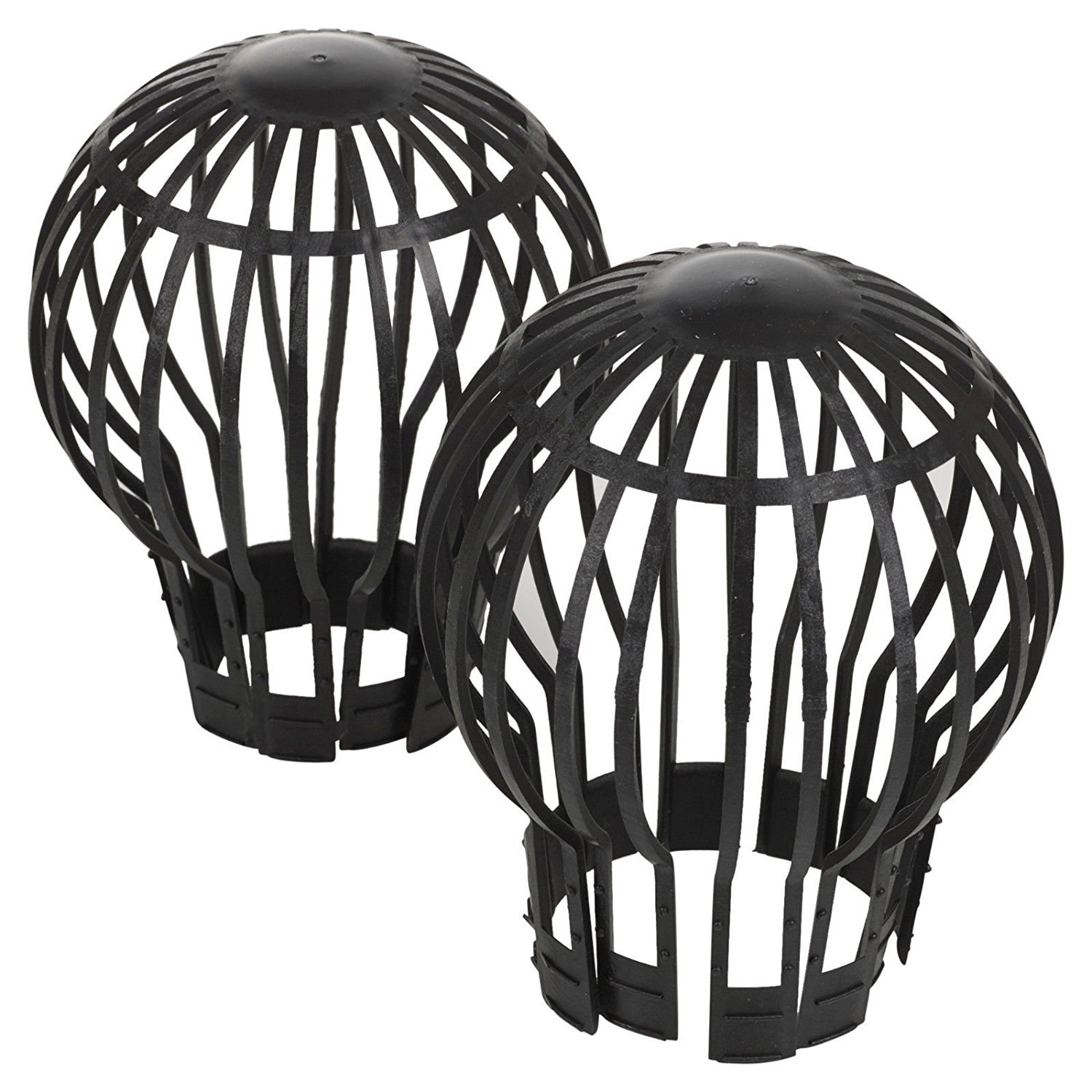 Gutter pipe leaf Downpipe trap guard protection - set of 4 - Leaves stop