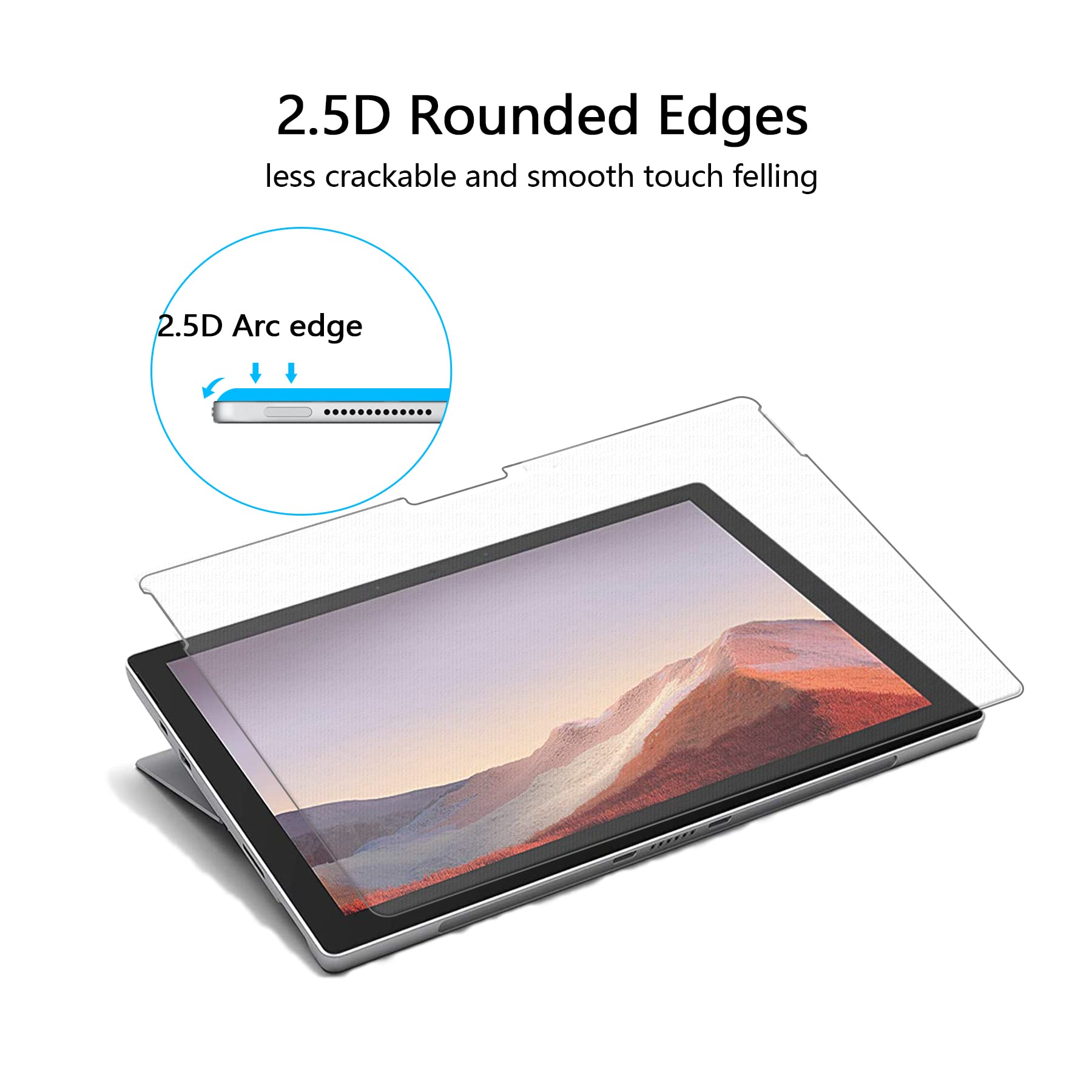 Amazon.co.jp: 【2枚入り】Adeway Surface Pro 7 + /Surface Pro 7/6/5 